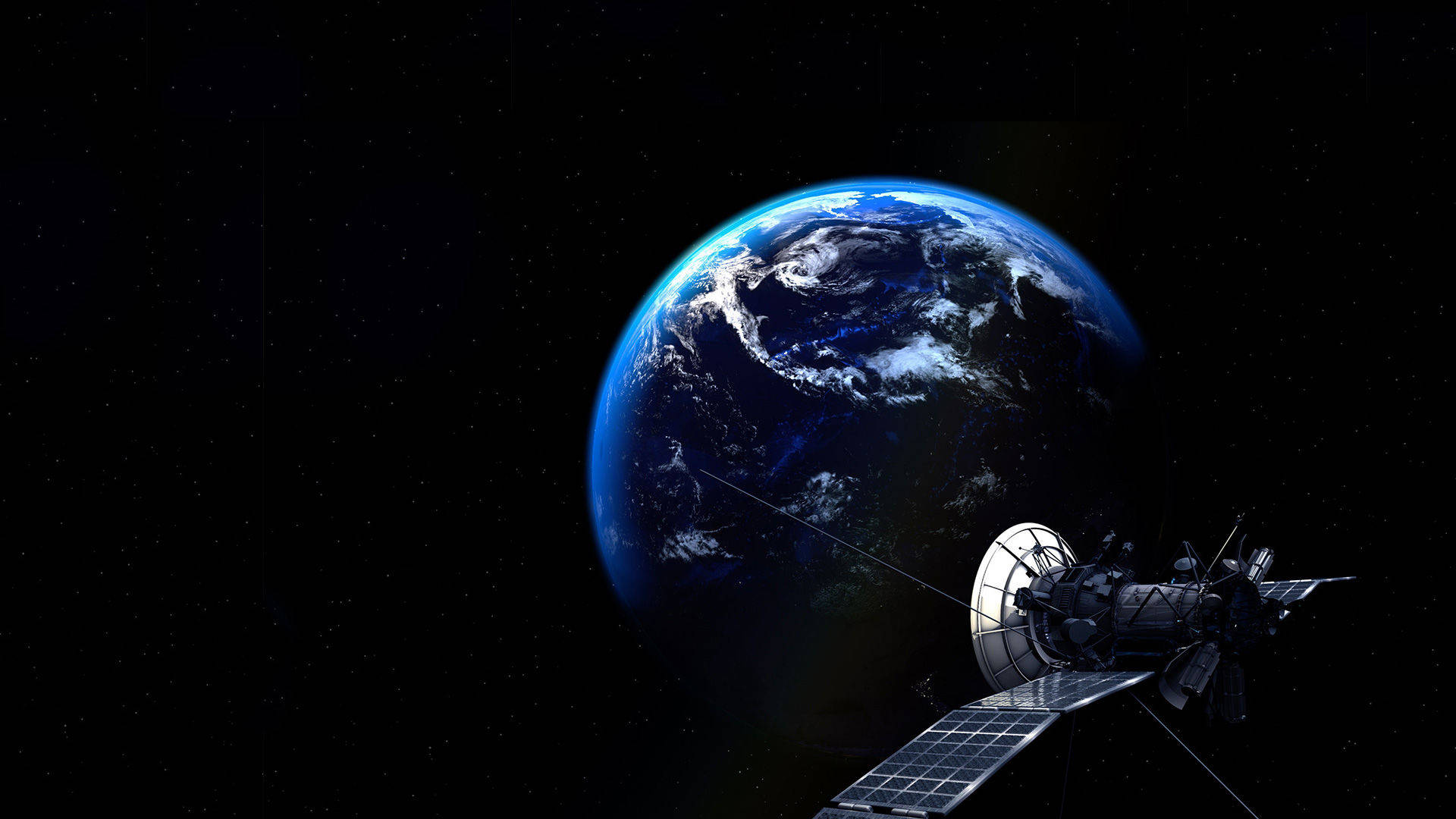 Earth from orbit with a satellite in the foreground — Fuxi Energy flight heritage