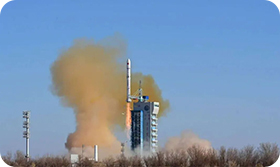BC-1 mission — launch or spacecraft photograph